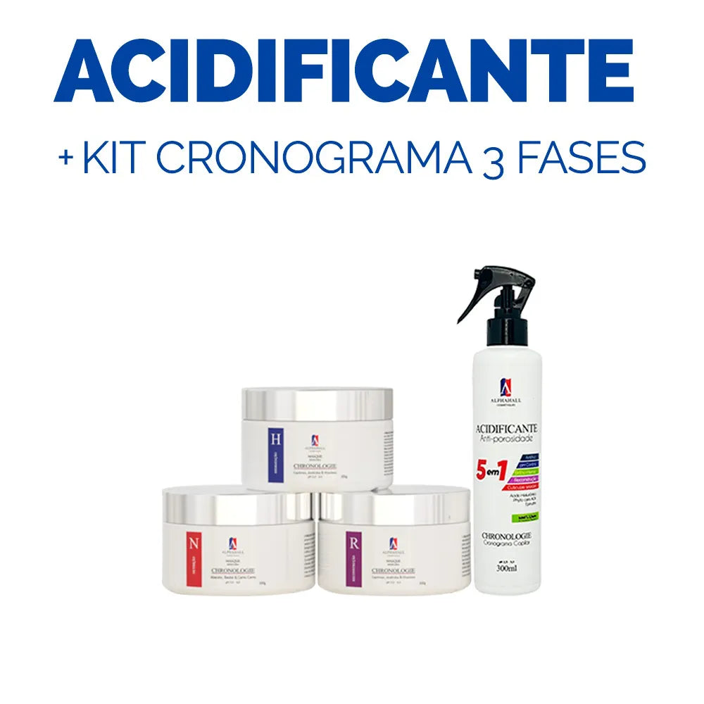 Acidificante + Kit Cronograma 3 fases