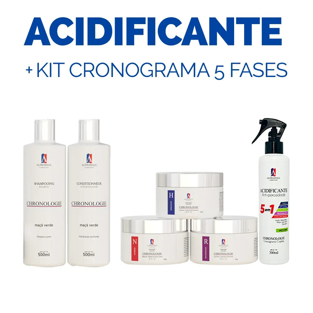 Acidificante + Kit Cronograma 5 fases