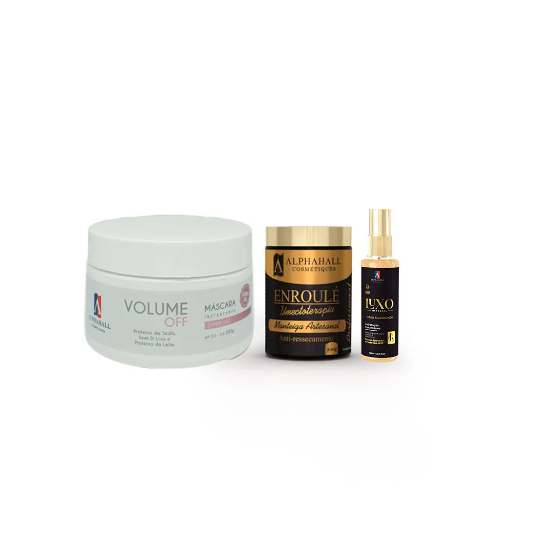 Kit Cronograma de Luxo 03 Potes Manutenção