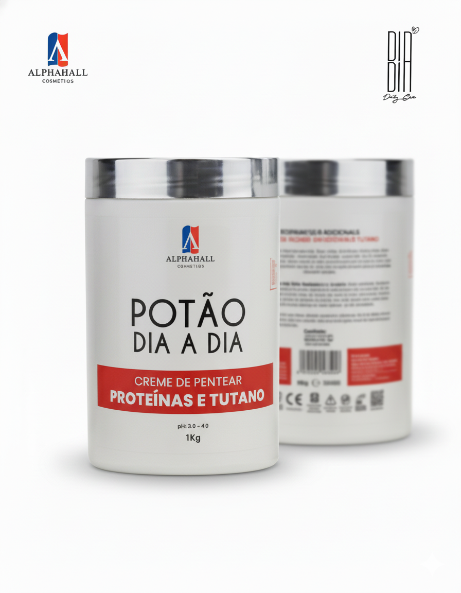 Potão Dia a Dia – Creme de Pentear Proteínas e Tutano 1kg