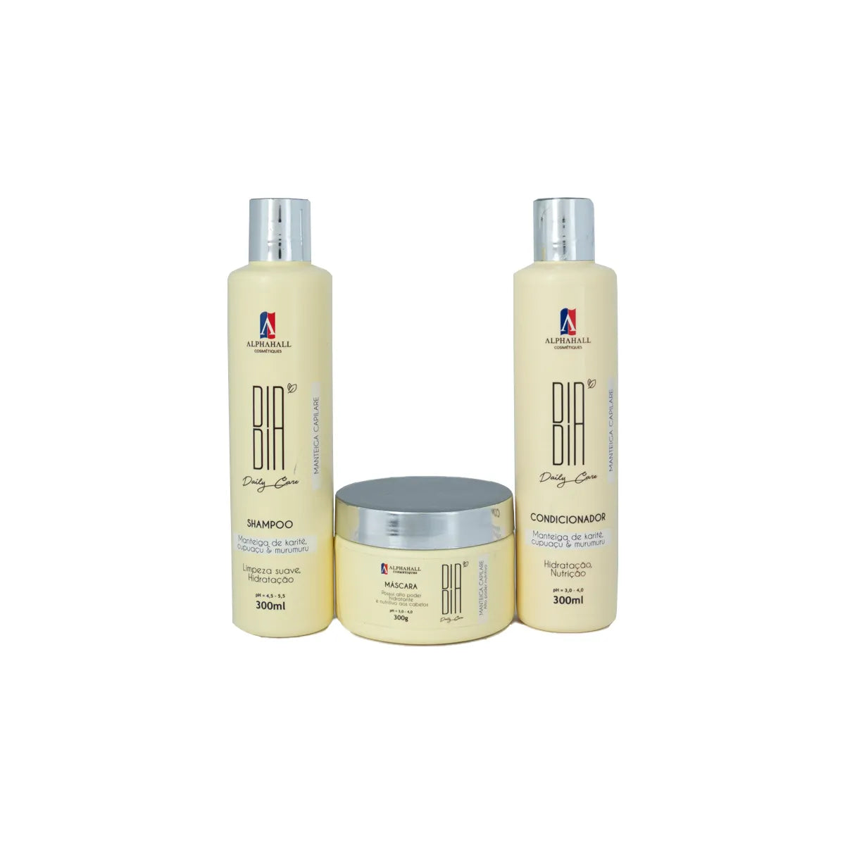Kit Manteiga Capilar Dia a Dia 03 Passos 300ml